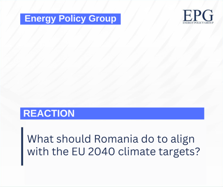 What should Romania do to align with the EU 2040 climate targets epg